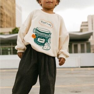 Checked Baggy Pants 3T